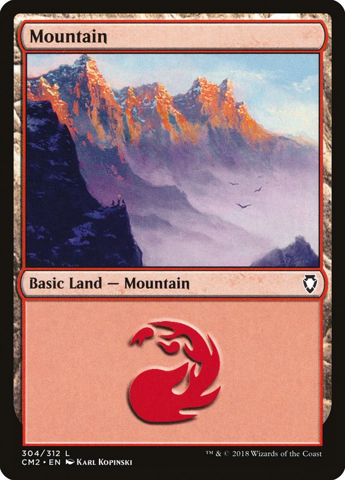 Mountain (304) [Commander Anthology Volume II] | Impulse Games and Hobbies