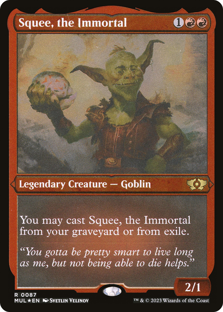 Squee, the Immortal (Foil Etched) [Multiverse Legends] | Impulse Games and Hobbies