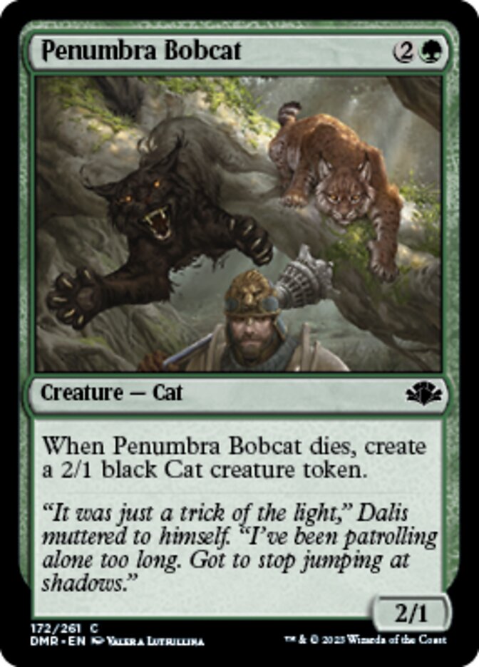 Penumbra Bobcat [Dominaria Remastered] | Impulse Games and Hobbies