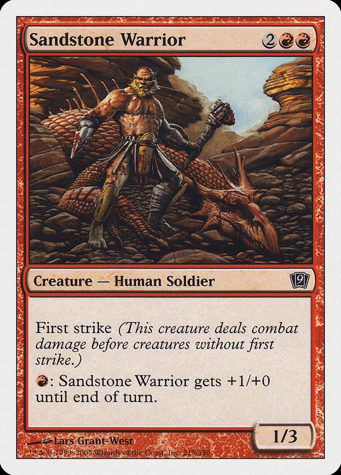 Sandstone Warrior [Ninth Edition] | Impulse Games and Hobbies