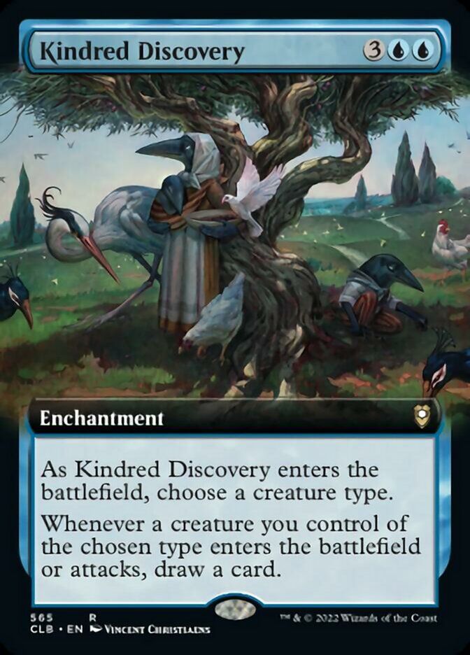 Kindred Discovery (Extended Art) [Commander Legends: Battle for Baldur's Gate] | Impulse Games and Hobbies