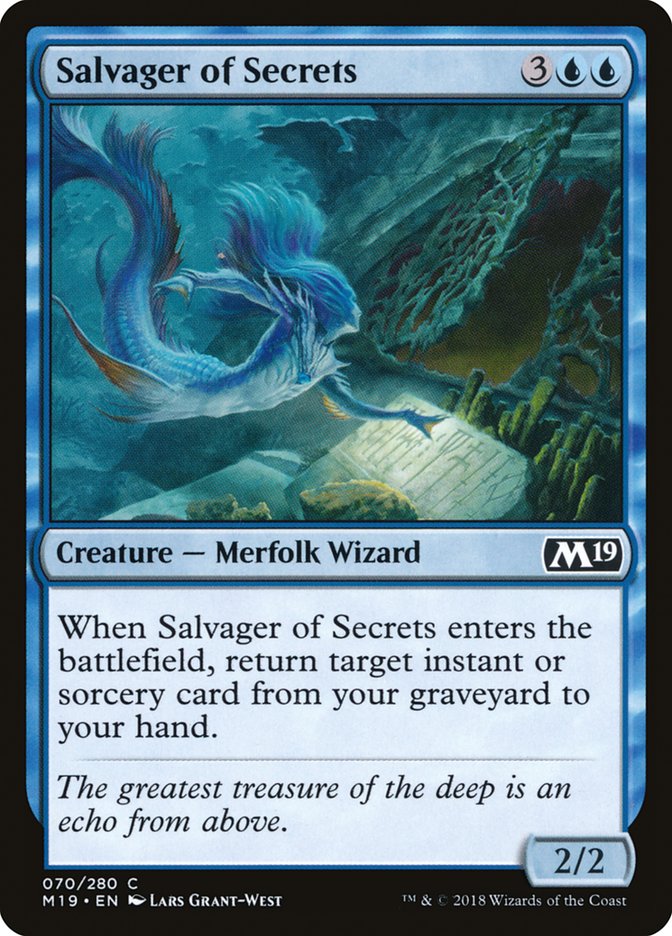 Salvager of Secrets [Core Set 2019] | Impulse Games and Hobbies