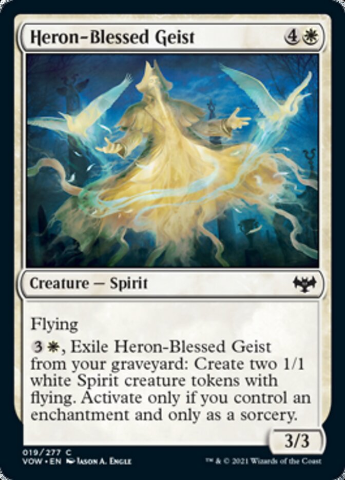 Heron-Blessed Geist [Innistrad: Crimson Vow] | Impulse Games and Hobbies