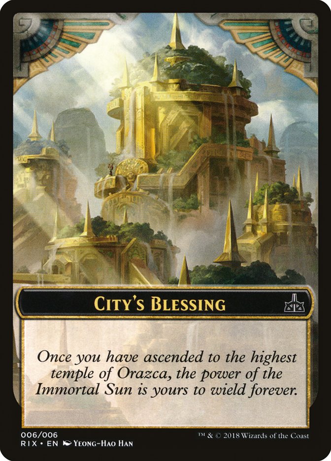 City's Blessing [Rivals of Ixalan Tokens] | Impulse Games and Hobbies