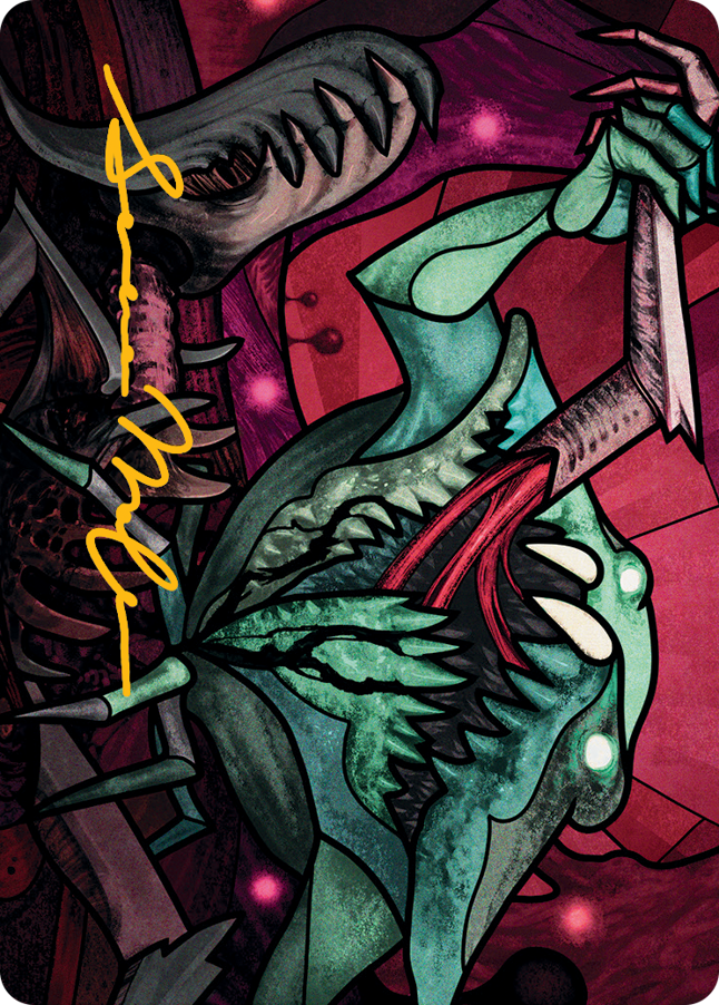 Yargle, Glutton of Urborg Art Card (Gold-Stamped Signature) [March of the Machine Art Series] | Impulse Games and Hobbies