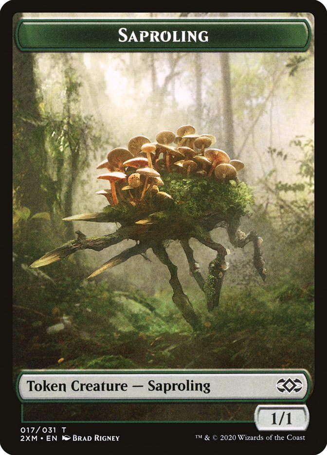 Saproling Token [Double Masters Tokens] | Impulse Games and Hobbies