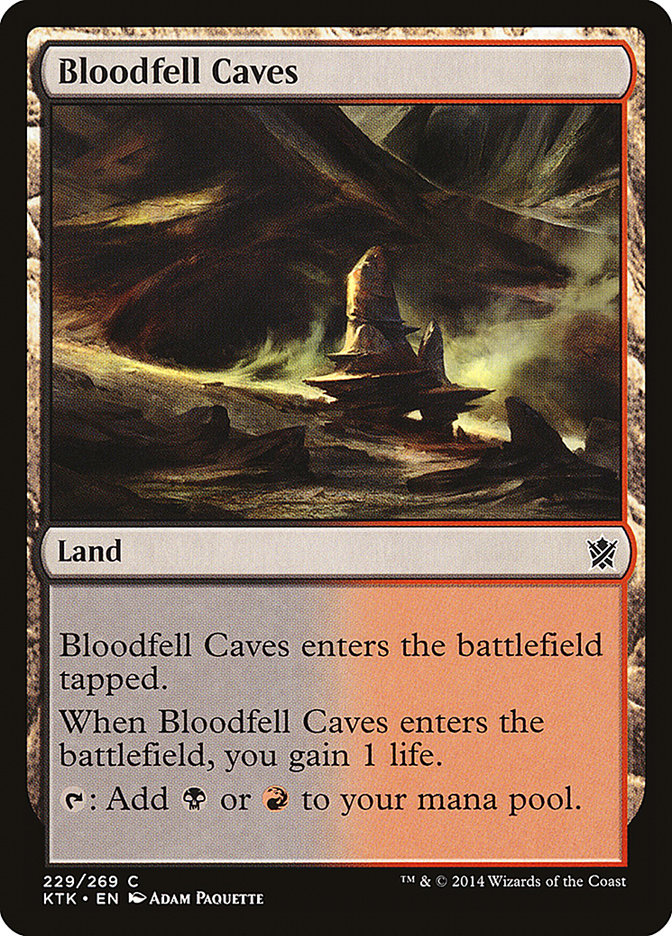 Bloodfell Caves [Khans of Tarkir] | Impulse Games and Hobbies
