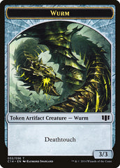 Wurm (032/036) // Goat Double-sided Token [Commander 2014 Tokens] | Impulse Games and Hobbies