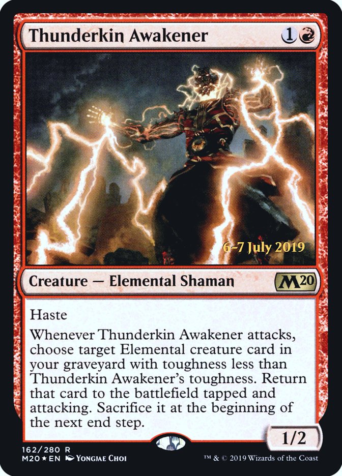 Thunderkin Awakener  [Core Set 2020 Prerelease Promos] | Impulse Games and Hobbies