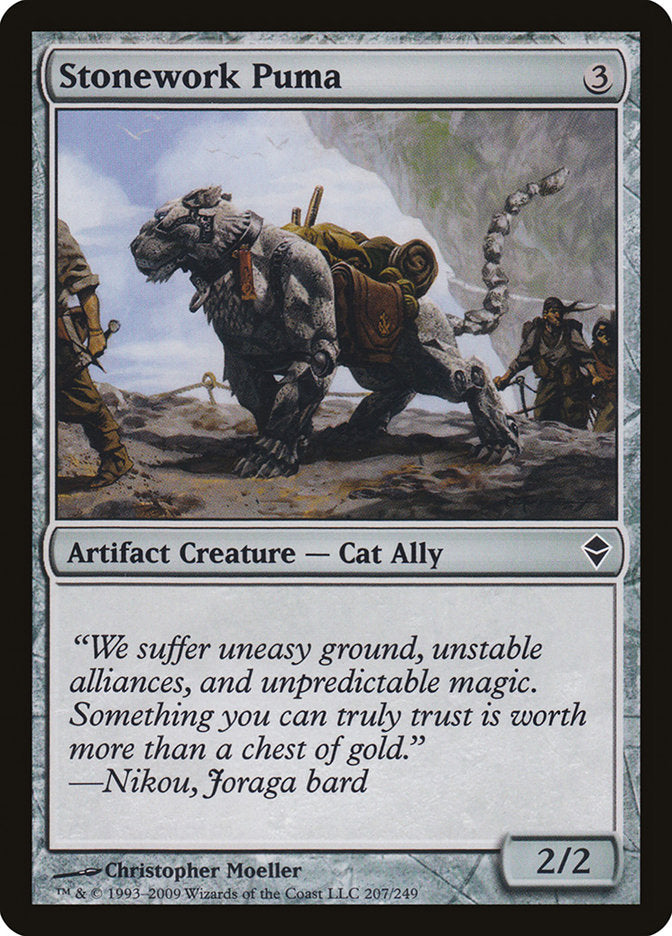 Stonework Puma [Zendikar] | Impulse Games and Hobbies