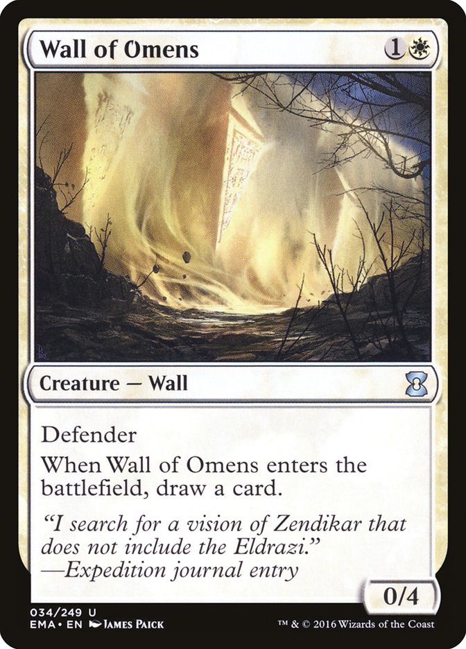 Wall of Omens [Eternal Masters] | Impulse Games and Hobbies