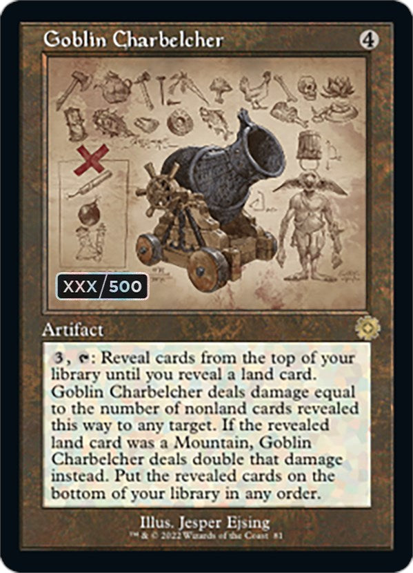 Goblin Charbelcher (Retro Schematic) (Serial Numbered) [The Brothers' War Retro Artifacts] | Impulse Games and Hobbies