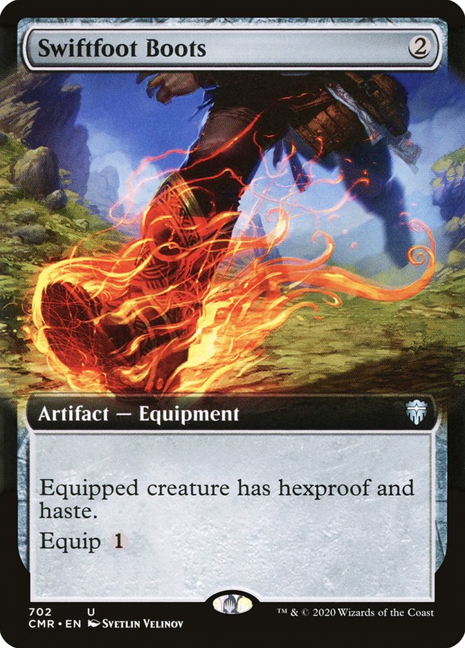 Swiftfoot Boots (Extended Art) [Commander Legends] | Impulse Games and Hobbies