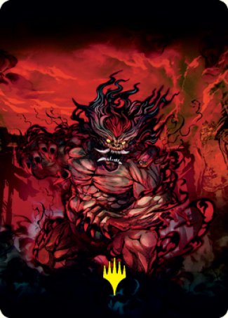 Vessel of the All-Consuming Art Card (Gold-Stamped Signature) [Kamigawa: Neon Dynasty Art Series] | Impulse Games and Hobbies