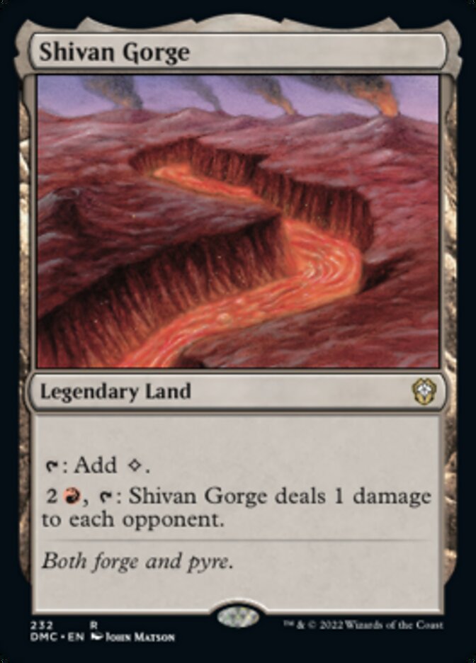 Shivan Gorge [Dominaria United Commander] | Impulse Games and Hobbies