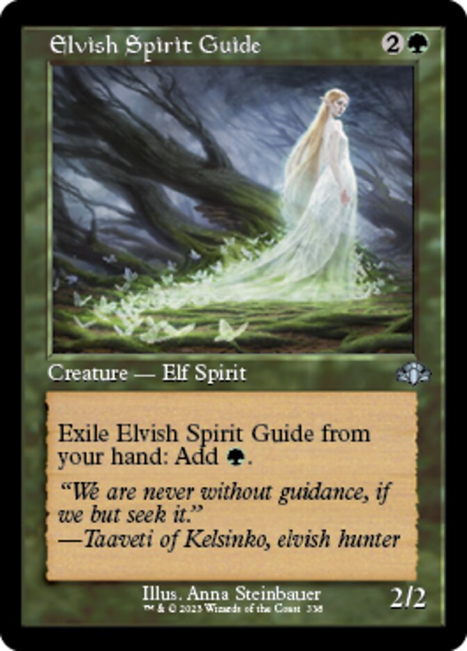 Elvish Spirit Guide (Retro) [Dominaria Remastered] | Impulse Games and Hobbies