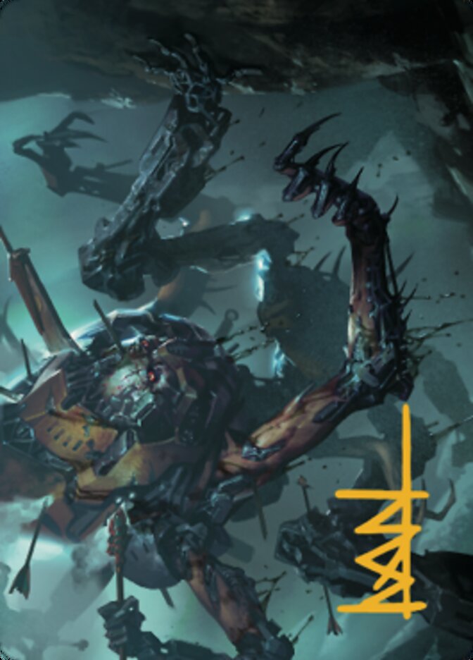 Scrapwork Rager Art Card (Gold-Stamped Signature) [The Brothers' War Art Series] | Impulse Games and Hobbies