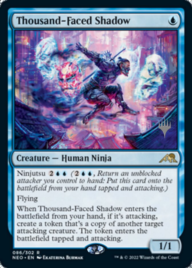 Thousand-Faced Shadow (Promo Pack) [Kamigawa: Neon Dynasty Promos] | Impulse Games and Hobbies