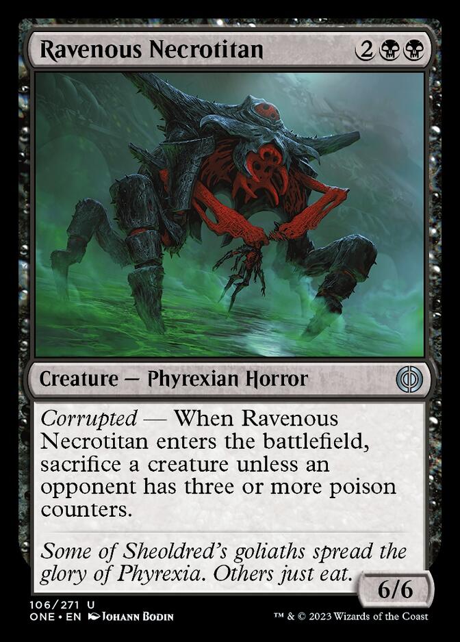 Ravenous Necrotitan [Phyrexia: All Will Be One] | Impulse Games and Hobbies