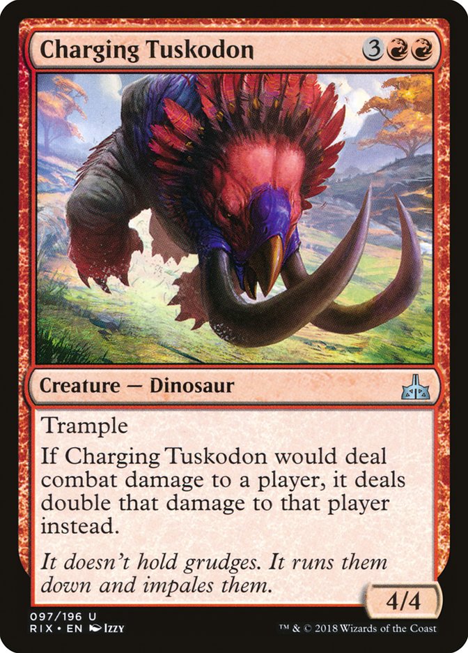 Charging Tuskodon [Rivals of Ixalan] | Impulse Games and Hobbies