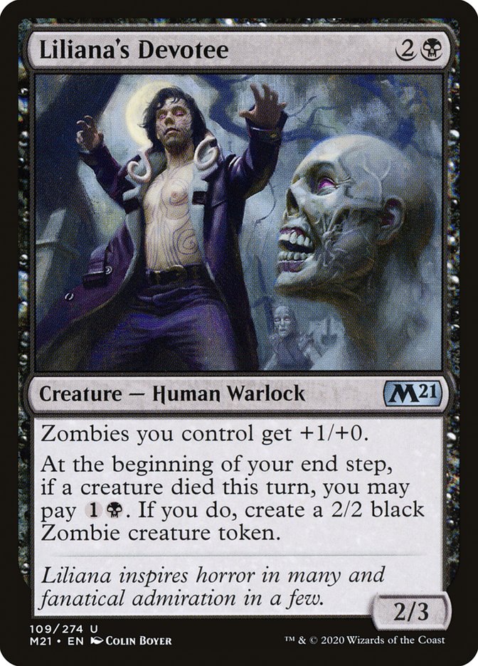 Liliana's Devotee [Core Set 2021] | Impulse Games and Hobbies