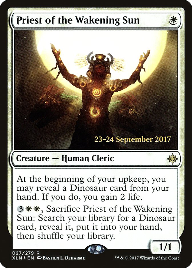 Priest of the Wakening Sun [Ixalan Prerelease Promos] | Impulse Games and Hobbies