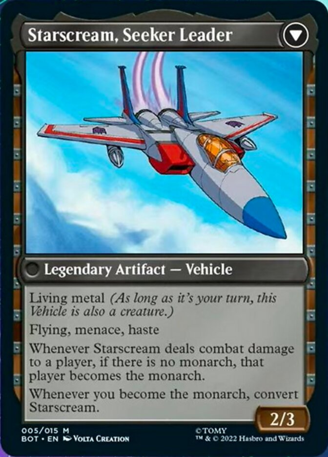 Starscream, Power Hungry // Starscream, Seeker Leader [Universes Beyond: Transformers] | Impulse Games and Hobbies