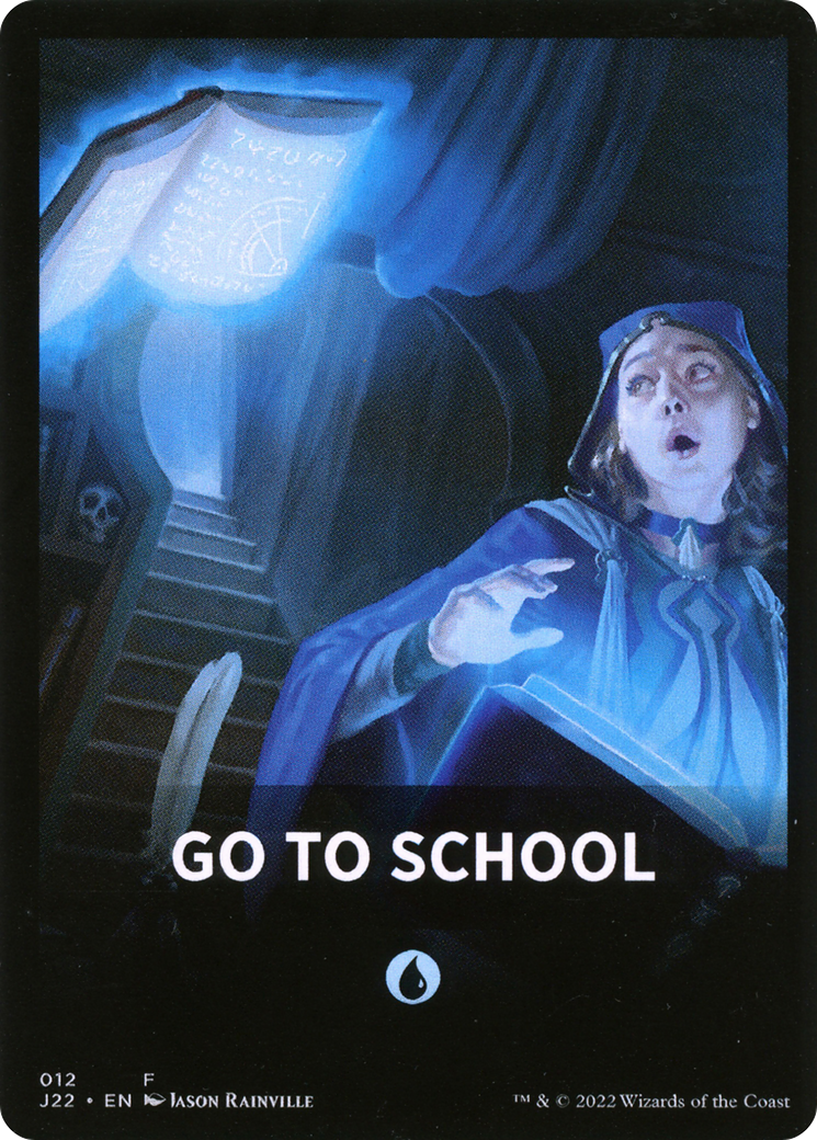 Go to School Theme Card [Jumpstart 2022 Front Cards] | Impulse Games and Hobbies