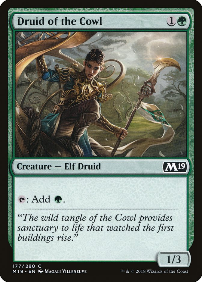 Druid of the Cowl [Core Set 2019] | Impulse Games and Hobbies