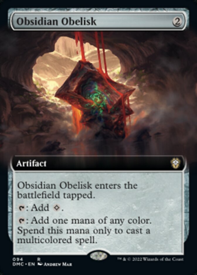Obsidian Obelisk (Extended Art) [Dominaria United Commander] | Impulse Games and Hobbies