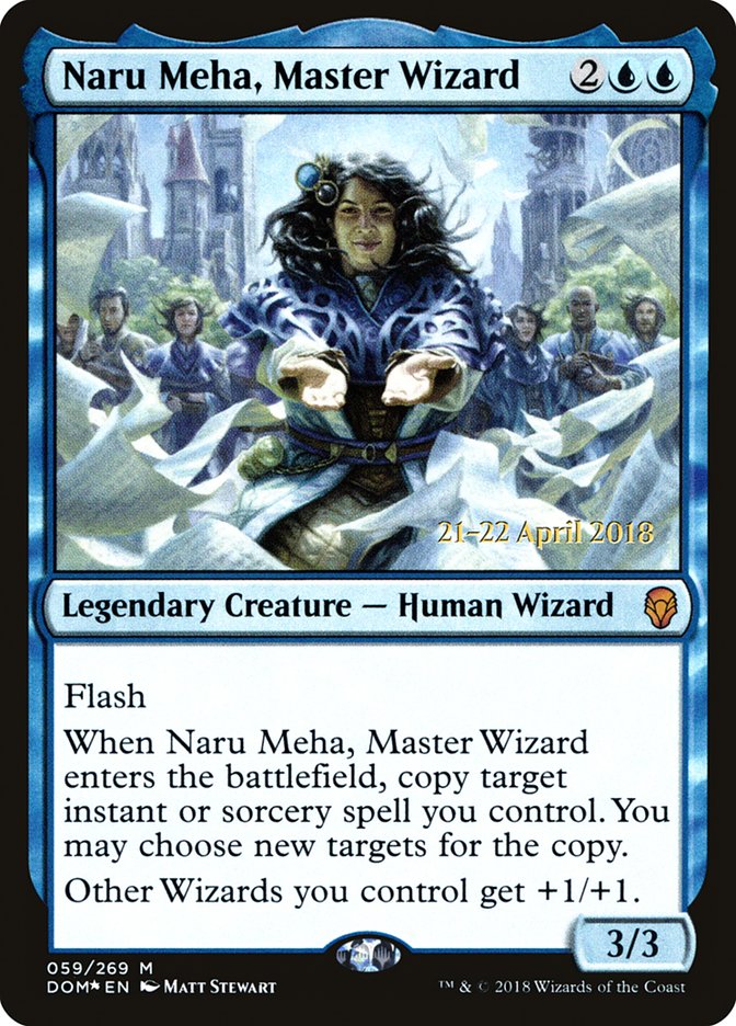 Naru Meha, Master Wizard [Dominaria Prerelease Promos] | Impulse Games and Hobbies