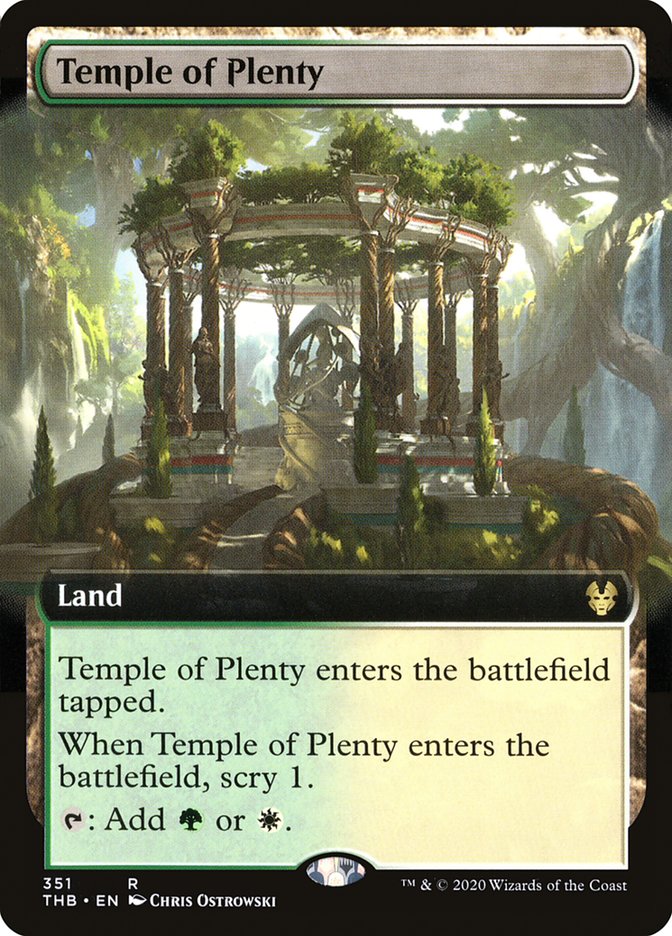 Temple of Plenty (Extended Art) [Theros Beyond Death] | Impulse Games and Hobbies