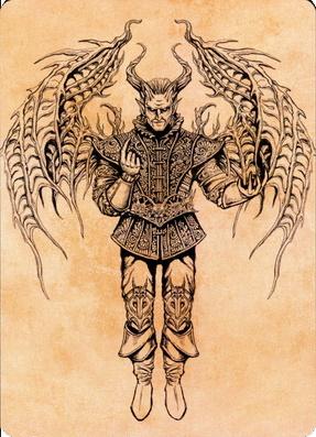 Raphael, Fiendish Savior Art Card (75) [Commander Legends: Battle for Baldur's Gate Art Series] | Impulse Games and Hobbies
