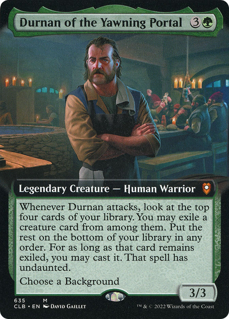 Durnan of the Yawning Portal (Extended Art) [Commander Legends: Battle for Baldur's Gate] | Impulse Games and Hobbies