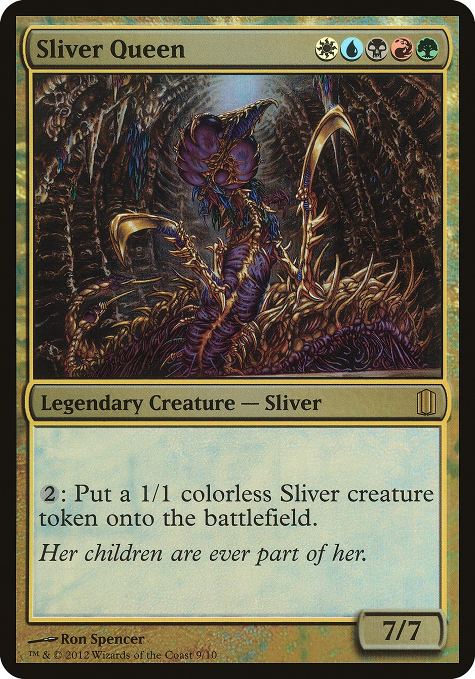 Sliver Queen (Oversized) [Commander's Arsenal Oversized] | Impulse Games and Hobbies