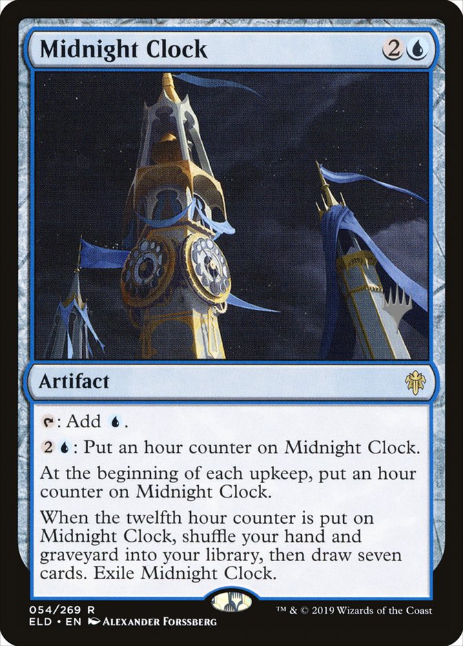 Midnight Clock (Promo Pack) [Throne of Eldraine Promos] | Impulse Games and Hobbies