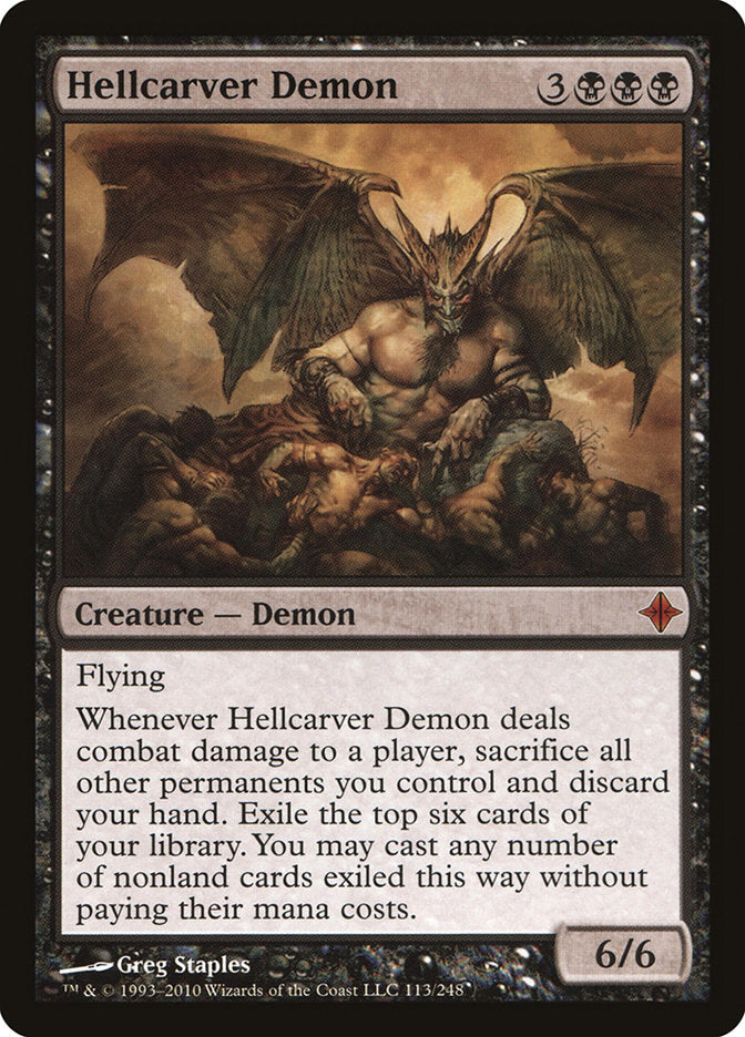Hellcarver Demon [Rise of the Eldrazi] | Impulse Games and Hobbies