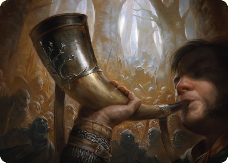 Horn of Gondor Art Card [The Lord of the Rings: Tales of Middle-earth Art Series] | Impulse Games and Hobbies