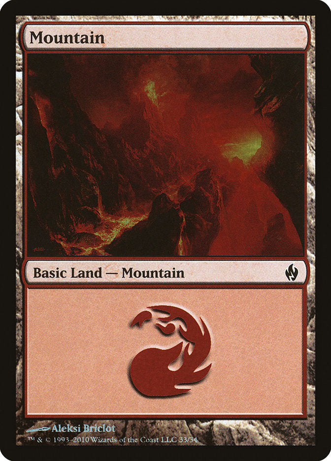 Mountain (33) [Premium Deck Series: Fire and Lightning] | Impulse Games and Hobbies