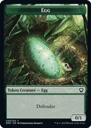 Snake // Egg Double-sided Token [Dominaria United Commander Tokens] | Impulse Games and Hobbies