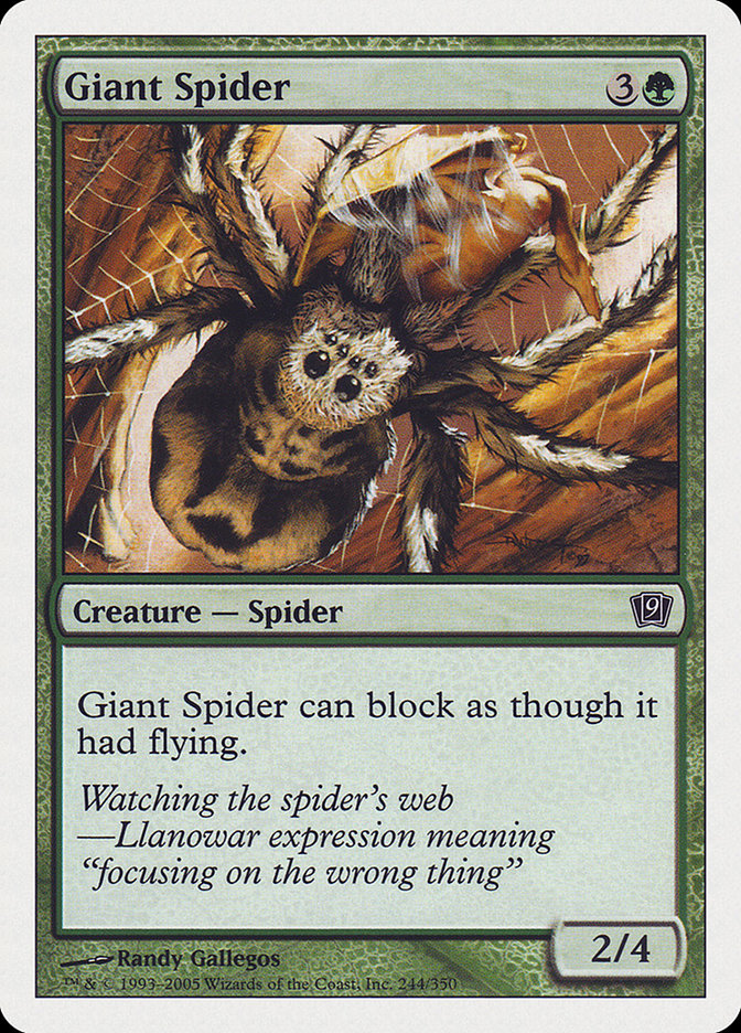 Giant Spider [Ninth Edition] | Impulse Games and Hobbies
