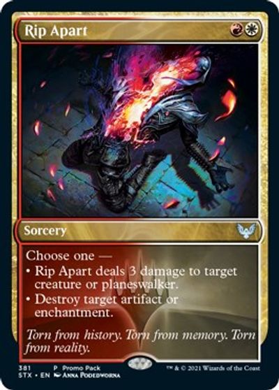 Rip Apart (Promo Pack) [Strixhaven: School of Mages] | Impulse Games and Hobbies