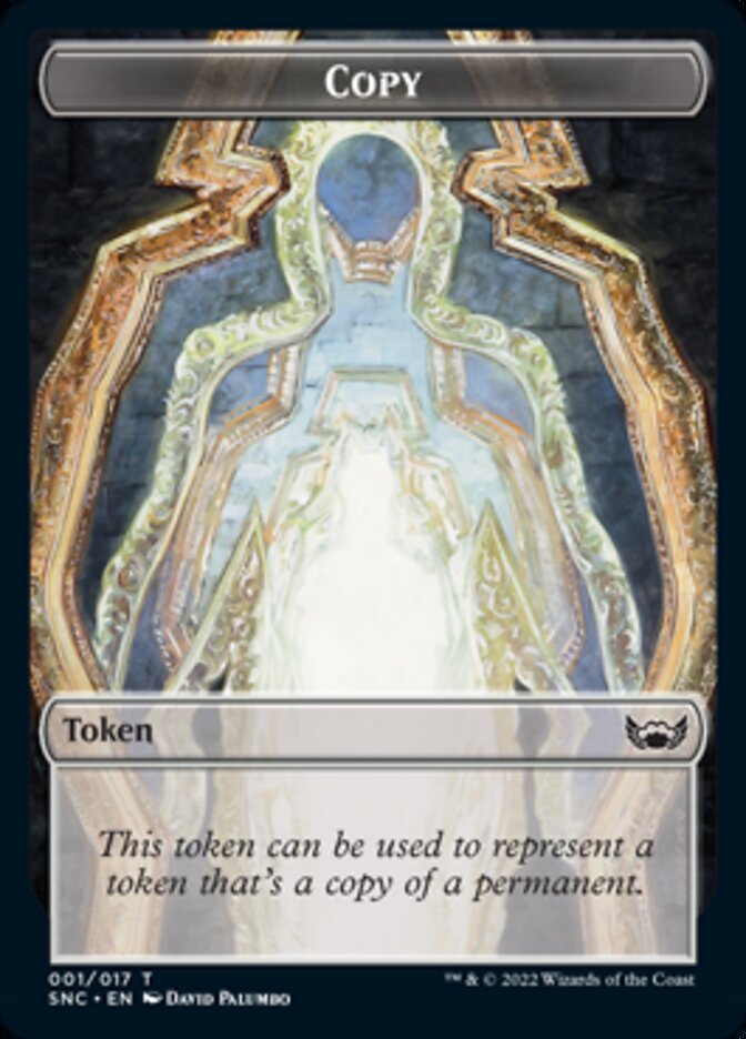 Manifest // Copy Double-sided Token [Streets of New Capenna Commander Tokens] | Impulse Games and Hobbies