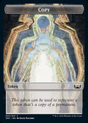 Manifest // Copy Double-sided Token [Streets of New Capenna Commander Tokens] | Impulse Games and Hobbies