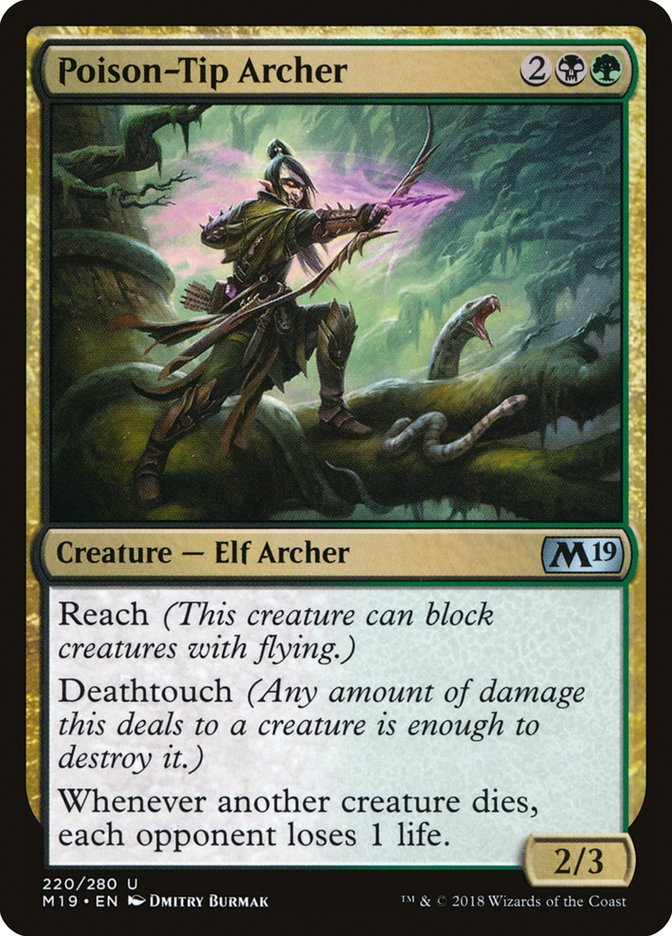 Poison-Tip Archer [Core Set 2019] | Impulse Games and Hobbies