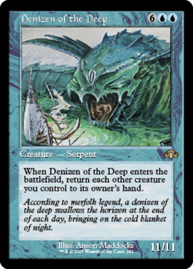 Denizen of the Deep (Retro) [Dominaria Remastered] | Impulse Games and Hobbies