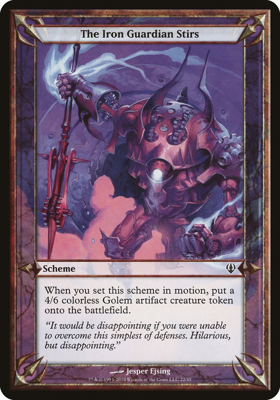 The Iron Guardian Stirs (Schemes) [Archenemy Schemes] | Impulse Games and Hobbies