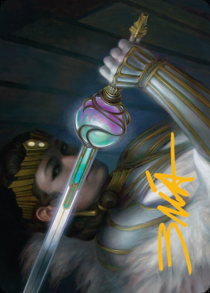 Luxior, Giada's Gift Art Card (Gold-Stamped Signature) [Streets of New Capenna Art Series] | Impulse Games and Hobbies