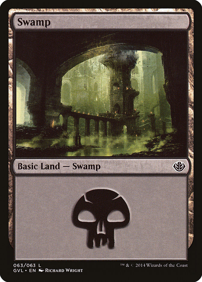 Swamp (63) (Garruk vs. Liliana) [Duel Decks Anthology] | Impulse Games and Hobbies