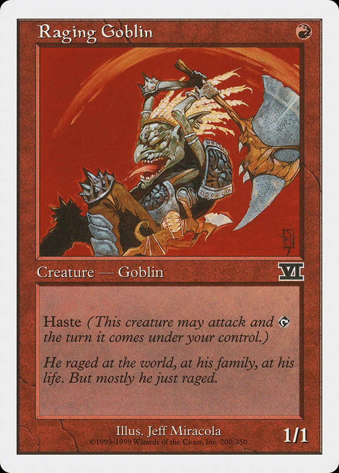 Raging Goblin [Classic Sixth Edition] | Impulse Games and Hobbies